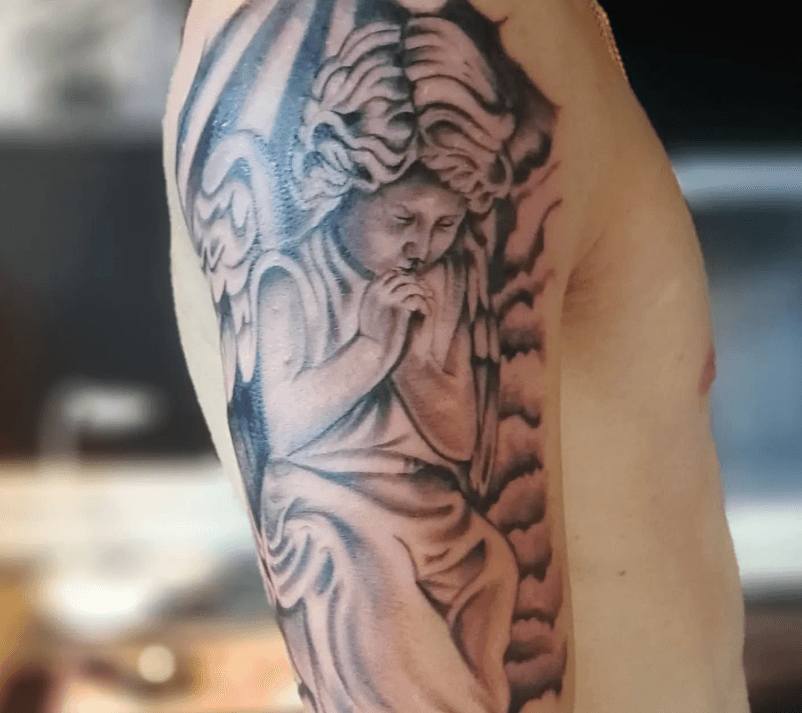 Black & Grey Realism tattoo example