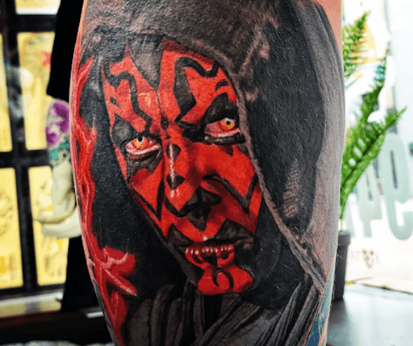 Color Realism tattoo example