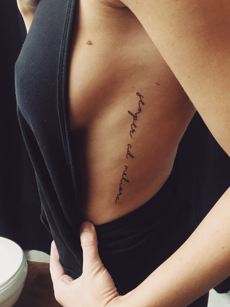 Ribs/Side tattoo example